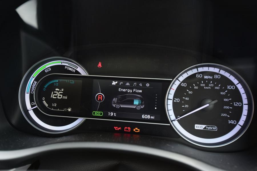 Панель приборов Kia Niro 2016 года  (UK) (фото 11 из 31)